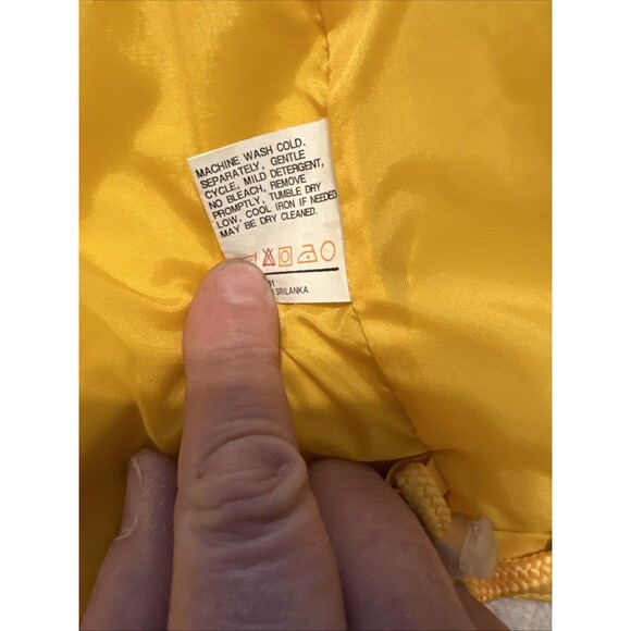 Pacific Trail Women L Outdoor Wear Wind Breaker Rain Coat Hooded Jacket Yellow - Picture 12 of 16